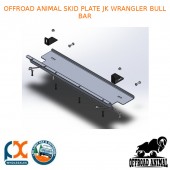 OFFROAD ANIMAL SKID PLATE JK WRANGLER BULL BAR